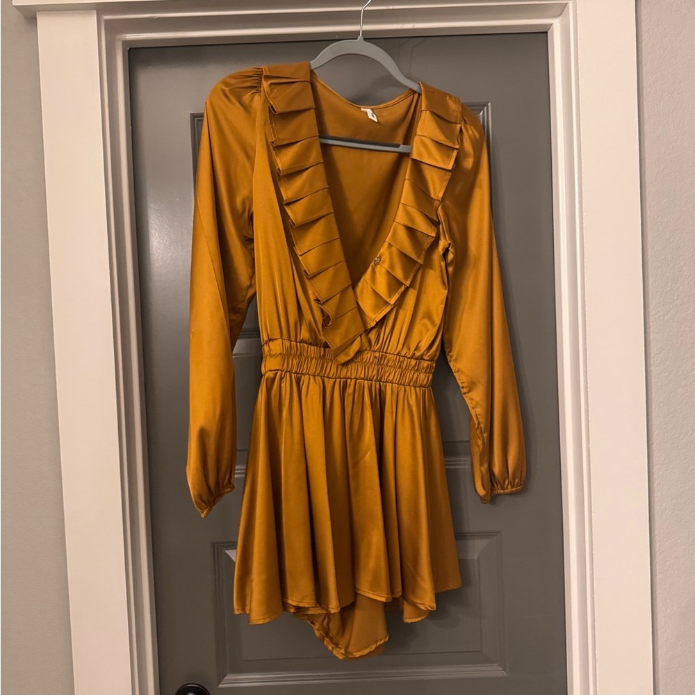 Glam Mustard Glam Romper
